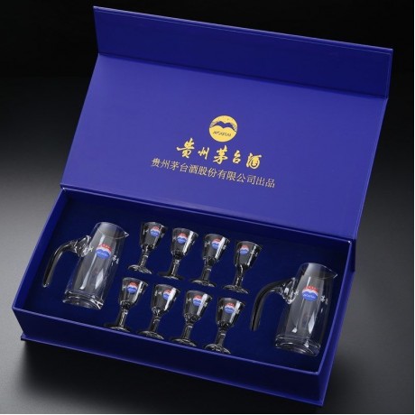 KweiChow Moutai Glass Gift Set BLUE